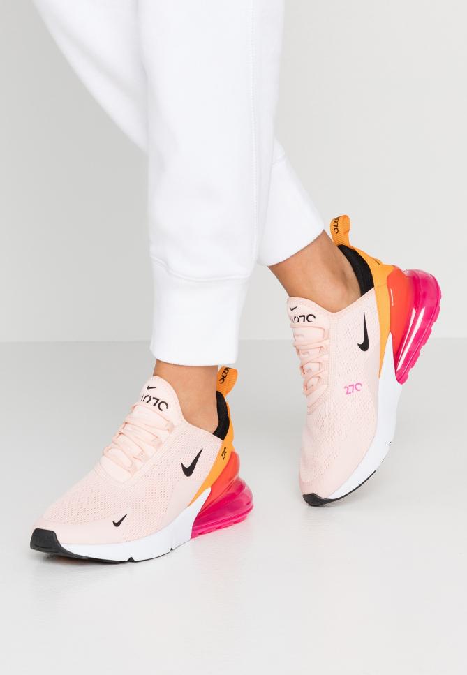 Sneakers | AIR MAX 270 Washed Coral/Black/Laser Fuchsia/Orange Peel | Nike Donna ~ Ciandelmond